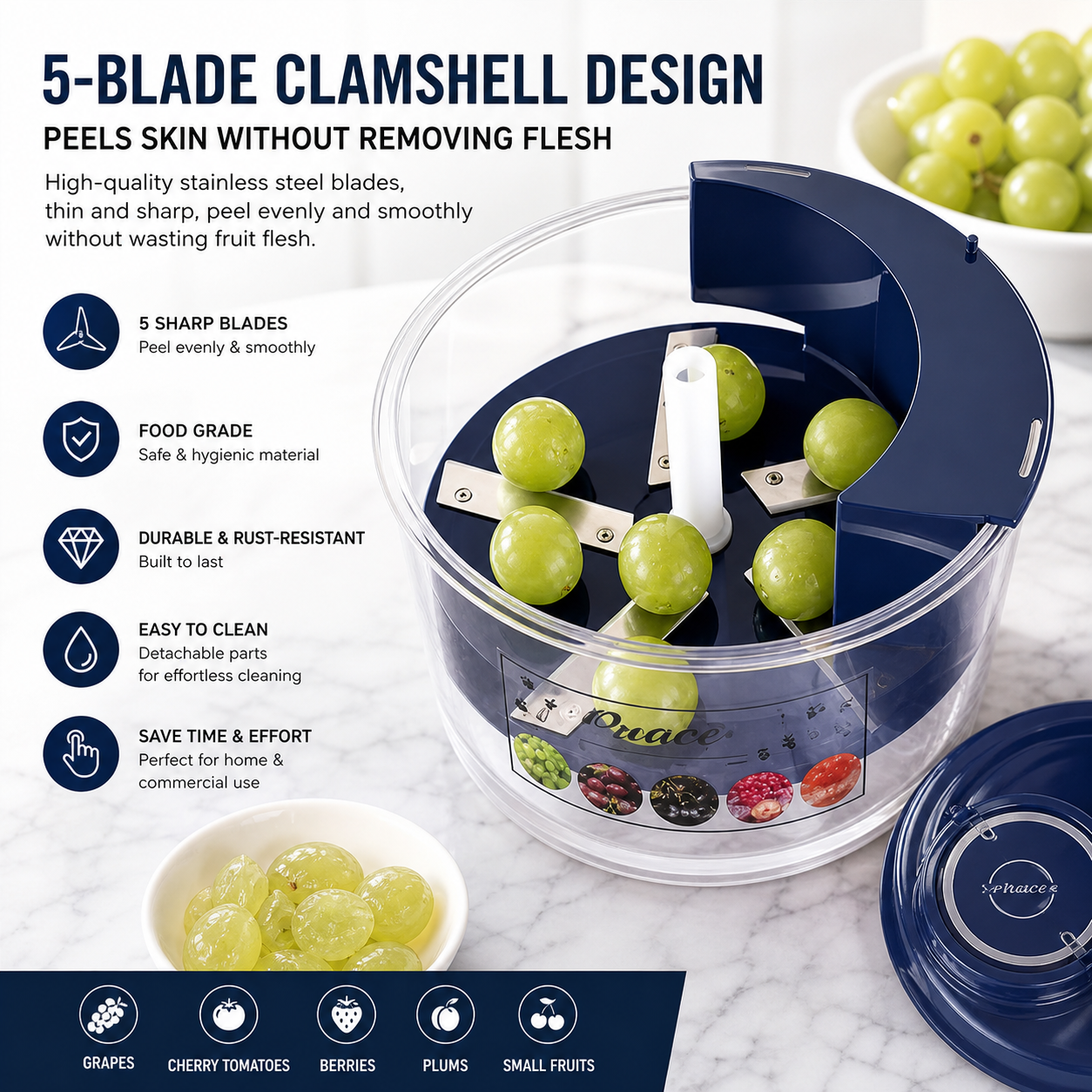 Automatic  Fruit Peeler Machine آلة تقشير الفواكه الصغيرة الأوتوماتيكية